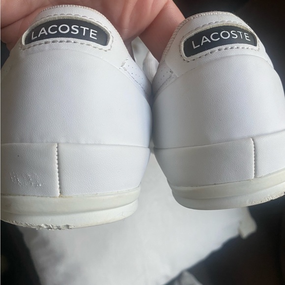 Lacoste Misano Elastic White and Navy Sneakers 9.5 - Picture 8 of 9